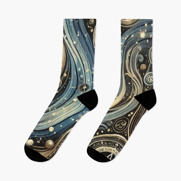Item preview, Celestial Flow of Stars and Symbols: Mystical Cosmic Design designed and sold by TeslaSt0re.