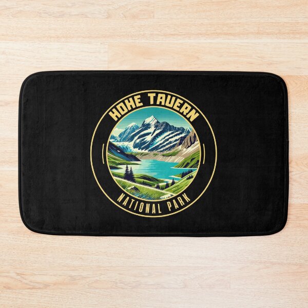Item preview, Retro Hohe Tauern National Park in the Austrian Alps Art Travel Emblem designed and sold by MaateoDesign.