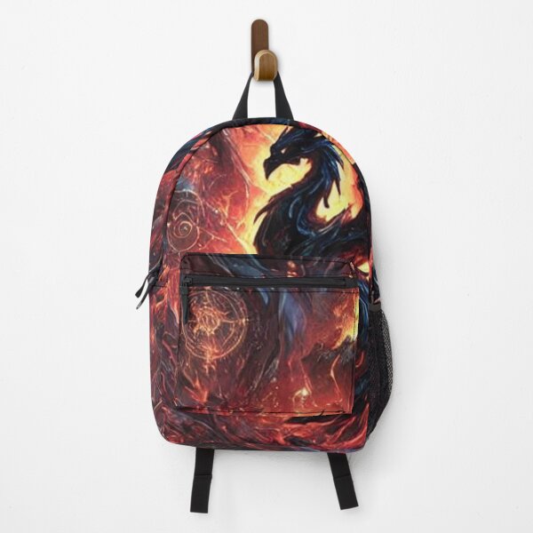 Item preview, Fiery Phoenix Ascending in Mystical Flames: Mythical Firebird Art designed and sold by TeslaSt0re.