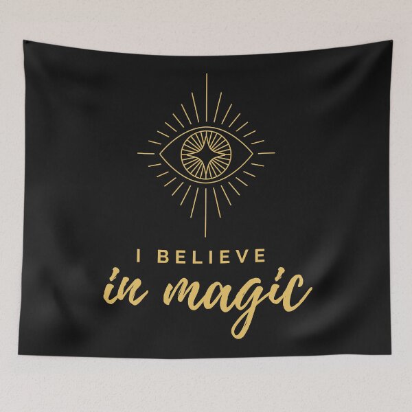 Item preview, I believe in magic whimsical graphic apparel designed and sold by CameltStudio.