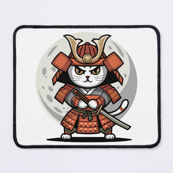 Item preview, Guardian of the Moon Samurai Cat designed and sold by IconsStyles.