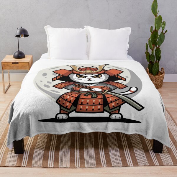 Item preview, Guardian of the Moon Samurai Cat designed and sold by IconsStyles.
