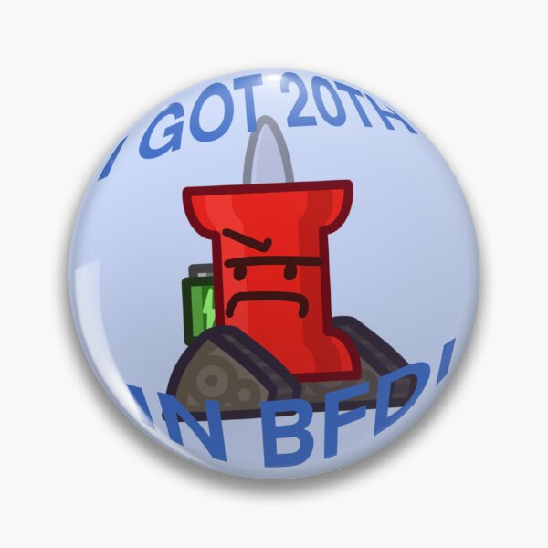 Item preview, “I Got 20th In BFDI” designed and sold by InfinityStudioz.