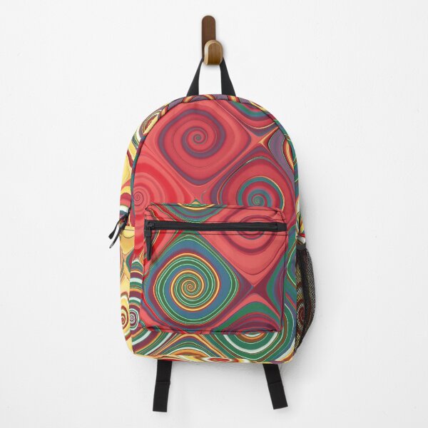 Item preview, Retro swirls colorful abstract pattern designed and sold by pinkal.