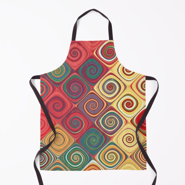 Item preview, Retro swirls colorful abstract pattern designed and sold by pinkal.