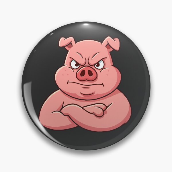 Item preview, Angry pig designed and sold by Attic-Junk.