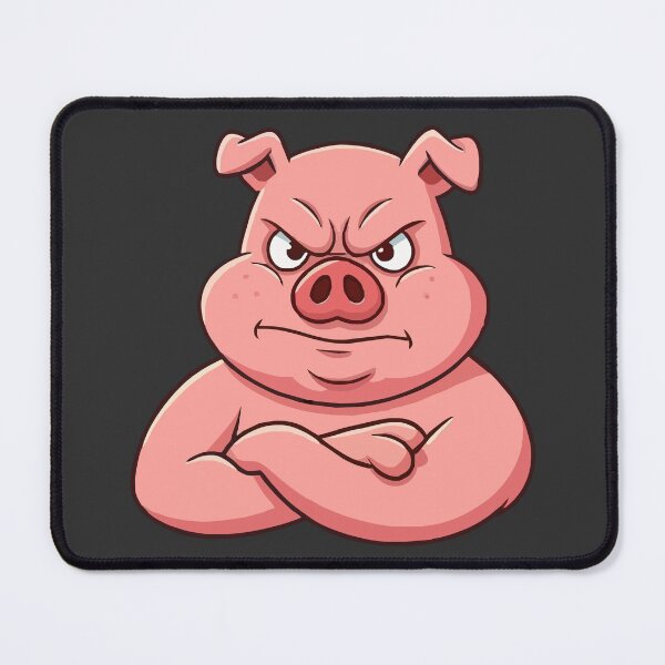 Item preview, Angry pig designed and sold by Attic-Junk.