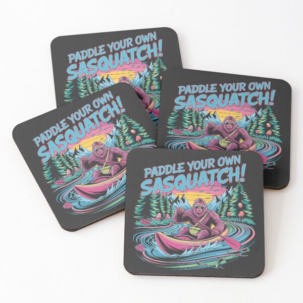 Item preview, Sasquatch Bigfoot Outdoors - Bigfoot Kayaking: Paddle Your Own Sasquatch Tee designed and sold by stickercuffs.