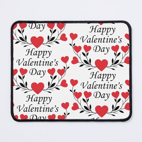 Item preview, Lovely Happy Valentine's Day Design designed and sold by Black-WhiteFUN.