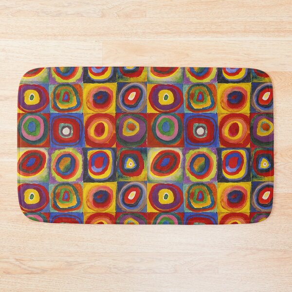 Item preview, Kandinsky Color Study Squares with Concentric Circles designed and sold by maniacfitness.