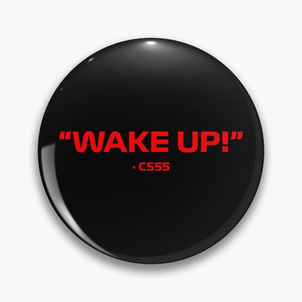 Item preview, Carlos Sainz "Wake Up!" Quote designed and sold by Dougie Middleton.