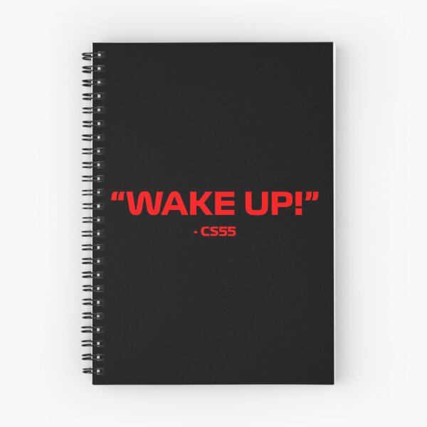 Item preview, Carlos Sainz "Wake Up!" Quote designed and sold by Dougie Middleton.