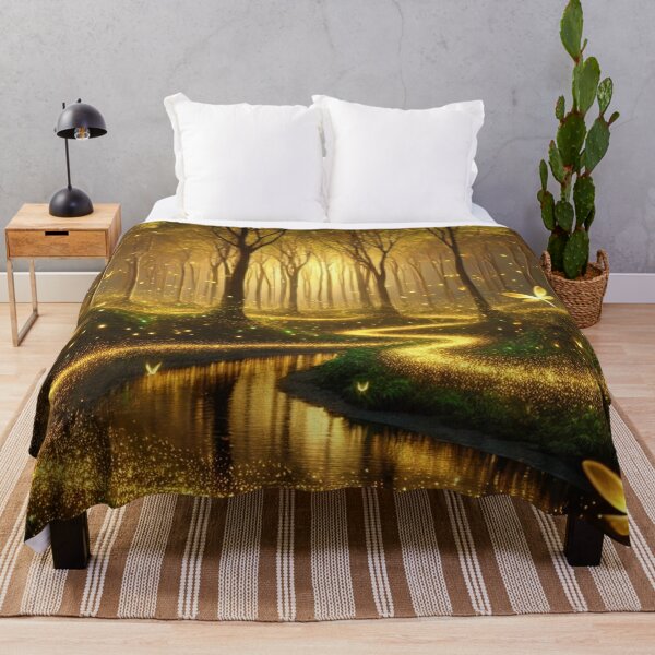 Item preview, Golden Path of Fireflies: Magical Twilight Forest designed and sold by TeslaSt0re.