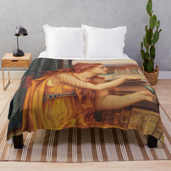 Item preview, The Love Potion in HD by Evelyn de Morgan 1903 | Antique Black Cat Elixir Aqua Tofana Art designed and sold by Arwen-Art.