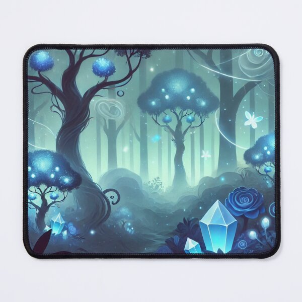 Item preview, Crystal-Lit Forest: Mystical Glow of Fantasy Gems and Nature designed and sold by TeslaSt0re.
