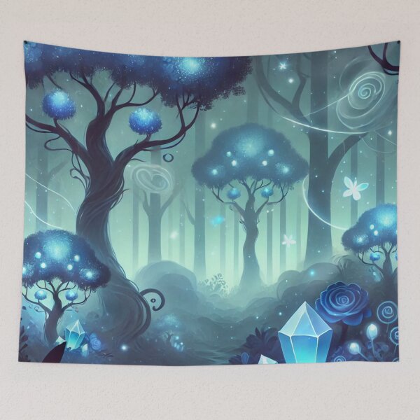 Item preview, Crystal-Lit Forest: Mystical Glow of Fantasy Gems and Nature designed and sold by TeslaSt0re.