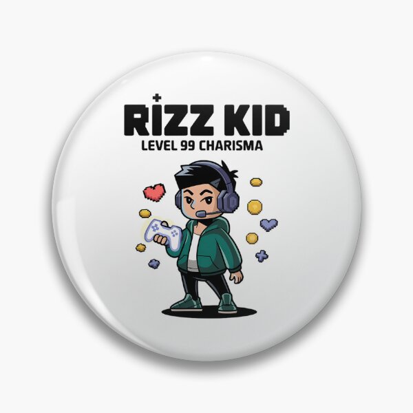 Item preview, Rizz Kid Level 99 Charisma Gamer designed and sold by HappyHarmonyArt.