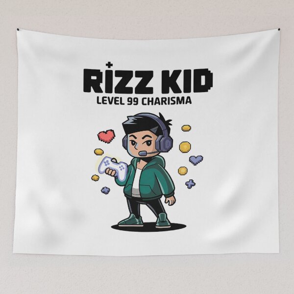 Item preview, Rizz Kid Level 99 Charisma Gamer designed and sold by HappyHarmonyArt.
