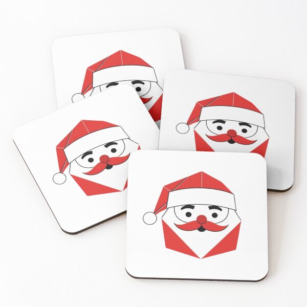 Item preview, Geometric Santa Claus designed and sold by Kindoza Studio.