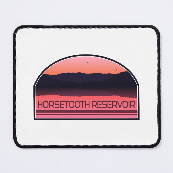 Item preview, Horsetooth Reservoir Colorado Red Sunrise designed and sold by Esskay Designs.