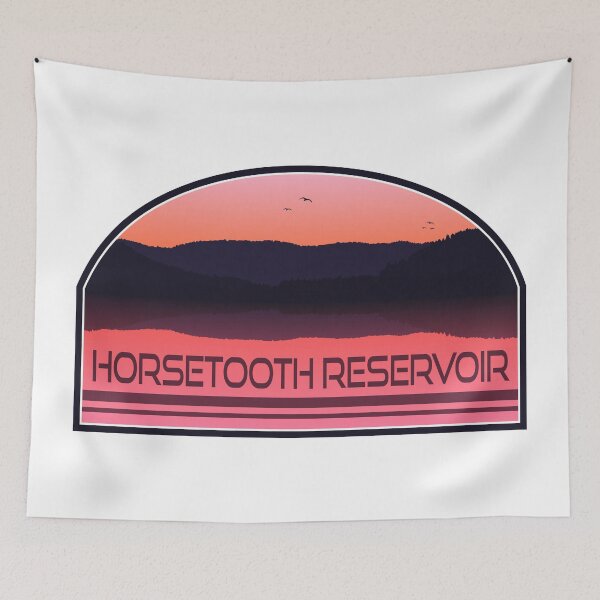 Item preview, Horsetooth Reservoir Colorado Red Sunrise designed and sold by Esskay Designs.