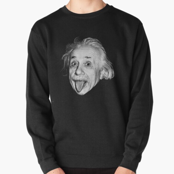 Albert Einstein mostrando su tounge Sudadera sin capucha