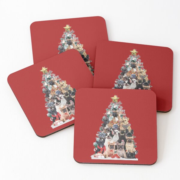 Item preview, French Bulldog Christmas Tree for Frenchie Fans designed and sold by vwagenet.