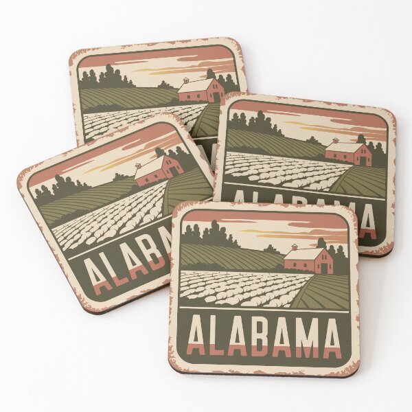 Item preview, Rustic Alabama Farm Landscape designed and sold by Pattern-Parade.