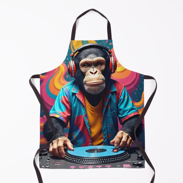Item preview, Cool Chimpansee Party DJ designed and sold by TheArtOfPat.