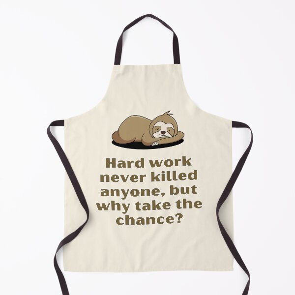 Item preview, Fun Quote, Hard work never killed anyone, by why take the risk? designed and sold by VarnaChitra.