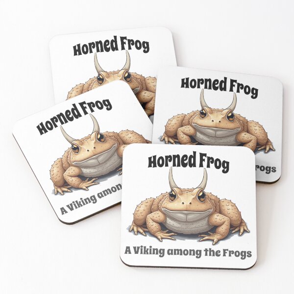 Item preview, Horned Frog The Viking Among The Frogs, Frogs lovers Gifts  designed and sold by kjp-design.