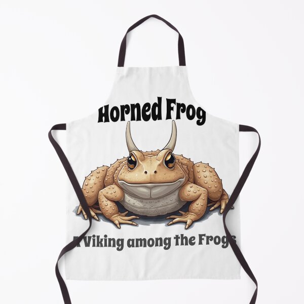 Item preview, Horned Frog The Viking Among The Frogs, Frogs lovers Gifts designed and sold by kjp-design.