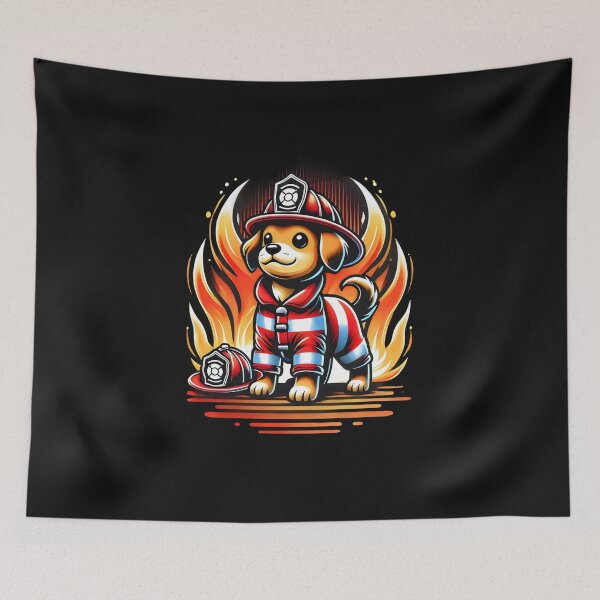 Item preview, Fireman dog designed and sold by SaNNty.
