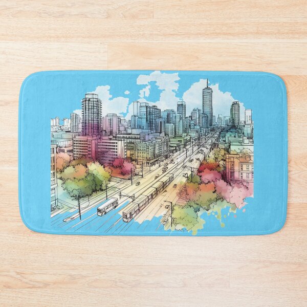 Item preview,  Islington & Bloor: 3D Cityscape from West to East , designed and sold by PaintMeWorld.