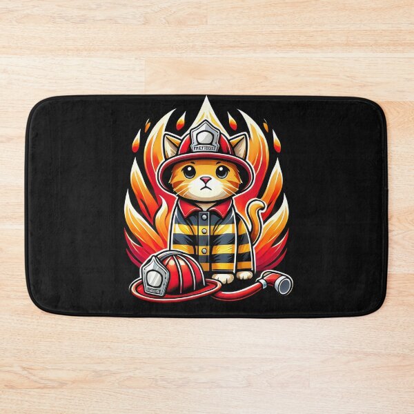 Item preview,  Fireman cat designed and sold by SaNNty.