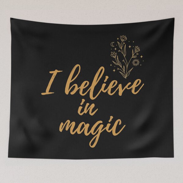 Item preview, I believe in magic whimsical graphic apparel designed and sold by CameltStudio.