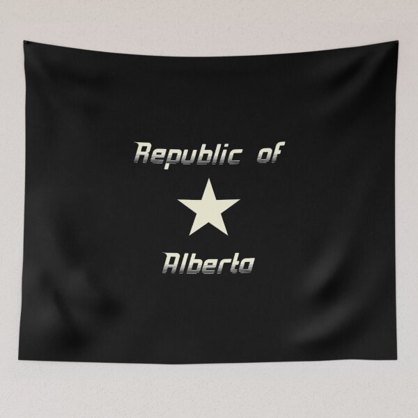 Item preview, REPUBLIC OF ALBERTA (Cream Yellow with Grey Outline) designed and sold by MEDIA PUBLISHER.