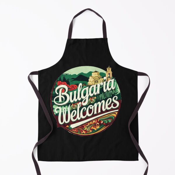 Item preview, Bulgaria Welcomes Flag Map Sofia, Damascus Rose, designed and sold by AnimalsDH305.