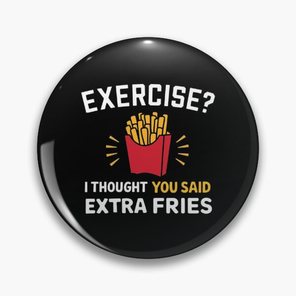 Item preview, Extra Fries Humor Design with French Fry Art designed and sold by love3617.