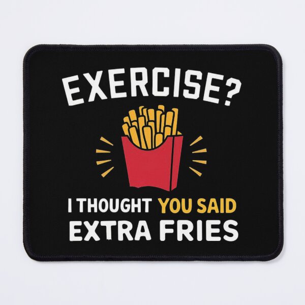 Item preview, Extra Fries Humor Design with French Fry Art designed and sold by love3617.