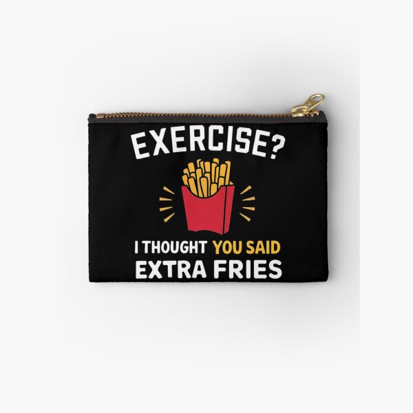 Item preview, Extra Fries Humor Design with French Fry Art designed and sold by love3617.
