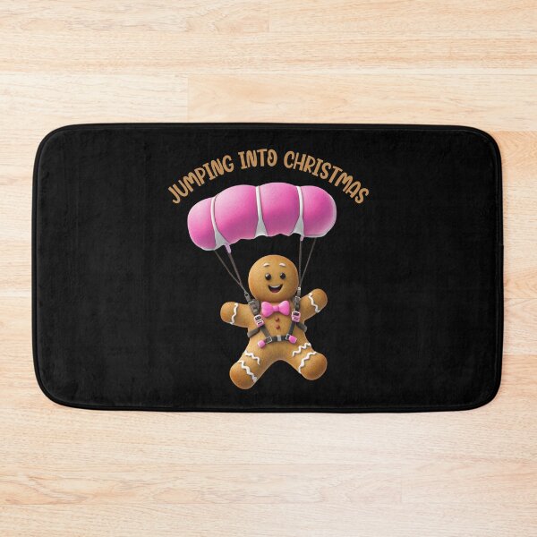 Item preview, Jumping Into Christmas Skydiving Cookie Gingerbread Man 3 designed and sold by Designed-By-KC.