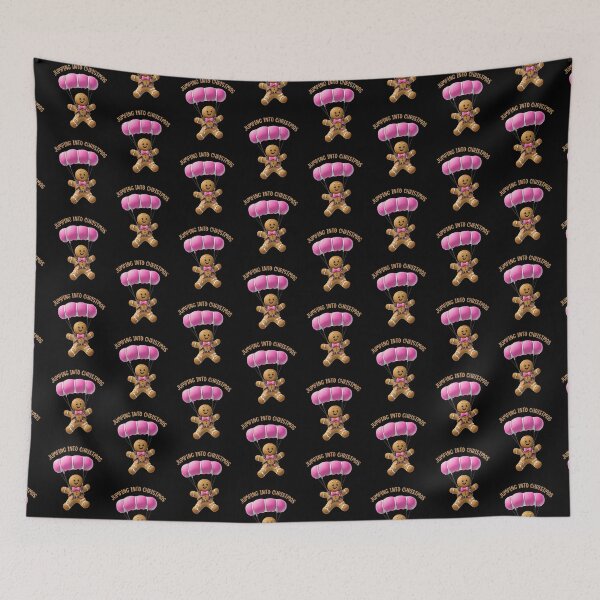 Item preview, Jumping Into Christmas Skydiving Cookie Gingerbread Man 3 designed and sold by Designed-By-KC.
