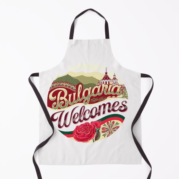Item preview, Bulgaria Welcomes Flag Map Sofia, Damascus Rose, designed and sold by AnimalsDH305.