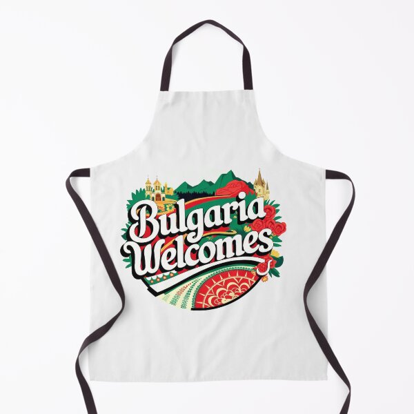 Item preview, Bulgaria Welcomes Flag Map Sofia, Damascus Rose, designed and sold by AnimalsDH305.