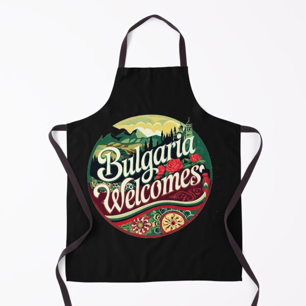 Item preview, Bulgaria Welcomes Flag Map Sofia, Damascus Rose, designed and sold by AnimalsDH305.
