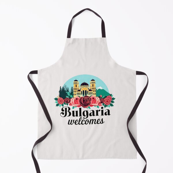 Item preview, Bulgaria Welcomes Flag Map Sofia, Damascus Rose, designed and sold by AnimalsDH305.