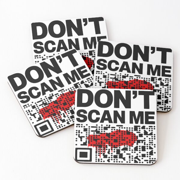 Item preview, Don't Scan Me Red Alert designed and sold by Amanda's Factory.