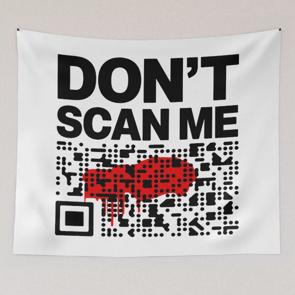 Item preview, Don't Scan Me Red Alert designed and sold by Amanda's Factory.