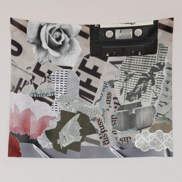 Item preview, Taped Collage designed and sold by Swooncake Press.